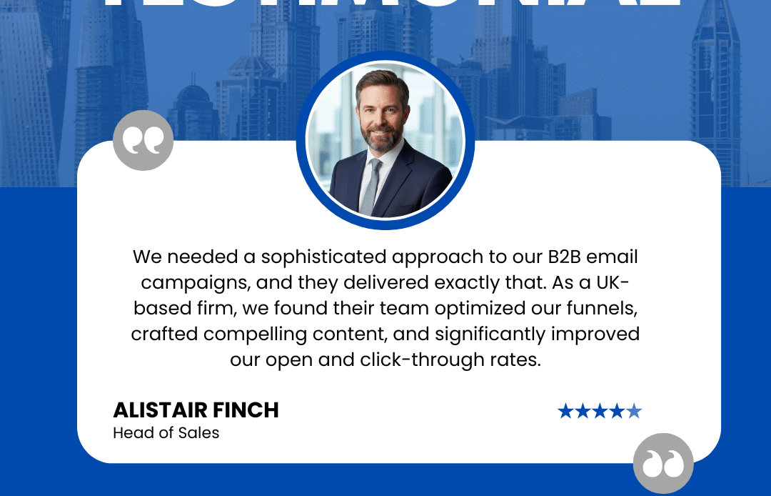 Blue and White Digitalism Testimonial Instagram Post (1)