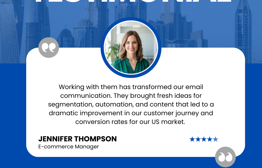 Blue and White Digitalism Testimonial Instagram Post (2)